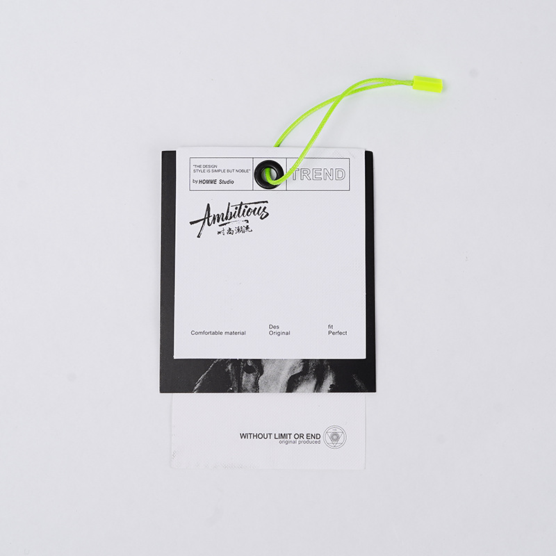 空白吊牌服装饰品吊牌 价格商标挂绳吊卡牛皮纸小卡片吊牌定制详情30