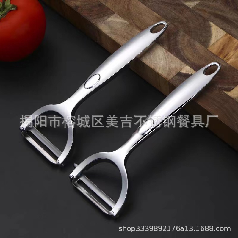 Best-selling 304# thickened zinc alloy peeler, a multi-functional stainless steel blade peeler for the kitchen, a fruit and melon peeler pic 12