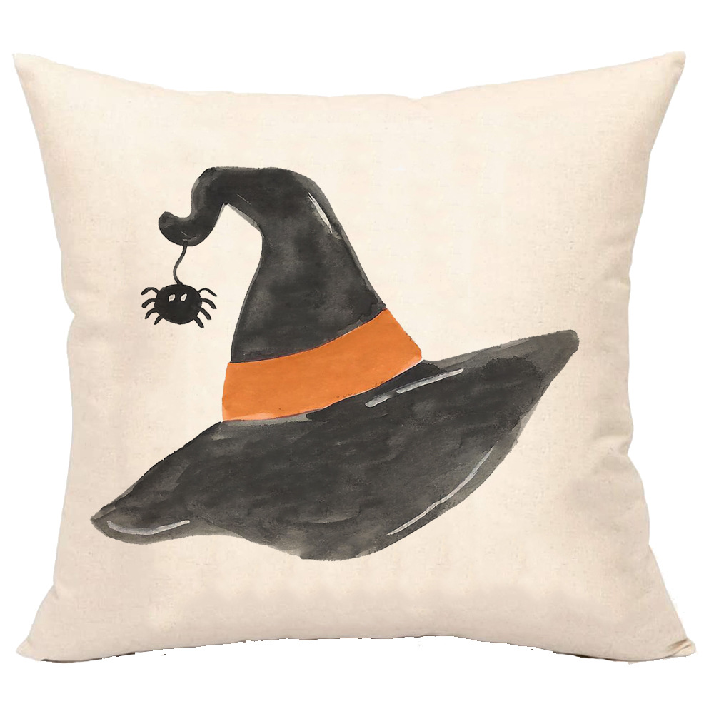 Wholesale of Halloween linen pillowcases with linen patterns pic 10