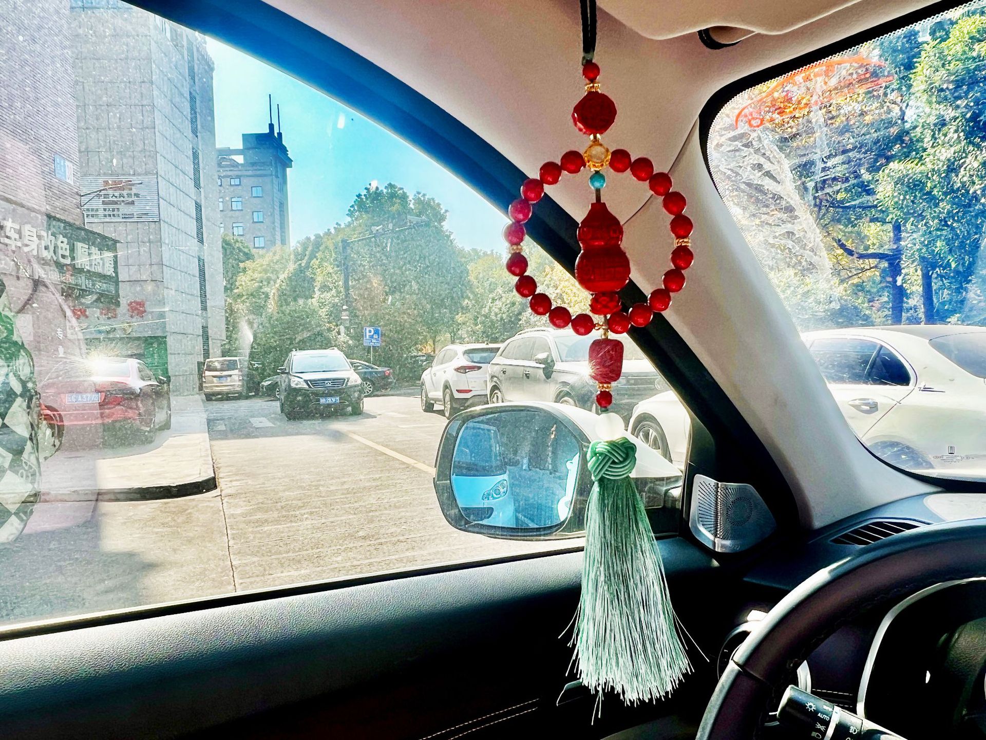 工厂批发原创红砂车挂福禄寿喜葫芦朱砂挂件汽车饰品吉祥如意挂件详情4