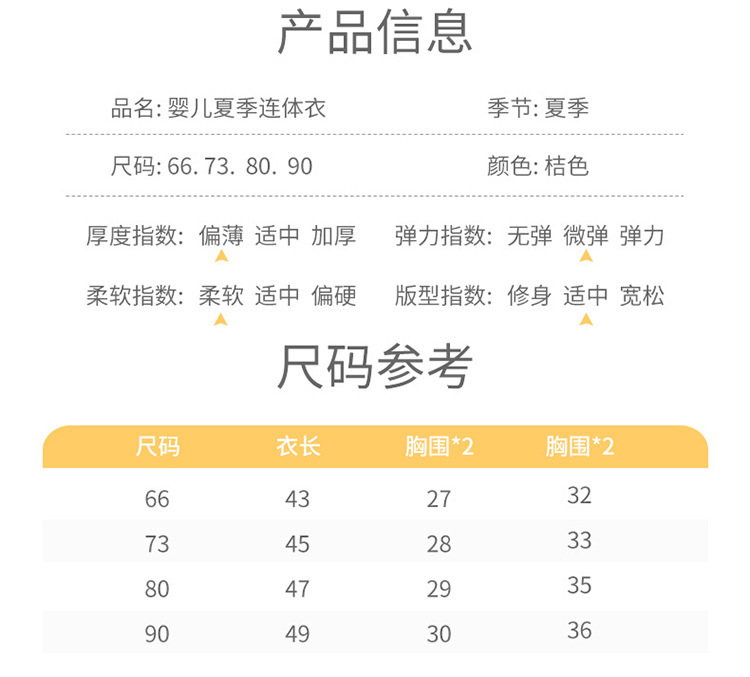 婴儿夏季衣服a类纯棉新生儿连体衣卡通可爱男宝宝外出短袖爬服详情18