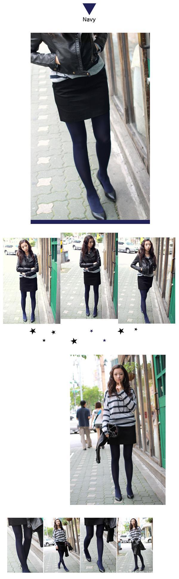 春秋彩色丝袜防勾丝120D天鹅绒连裤袜女踩脚中厚打底袜子丝袜批发详情15