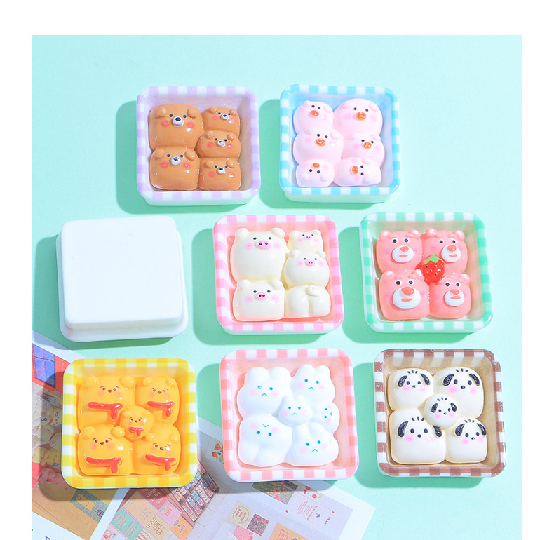 diy shiny animal plates, cream glue, homemade phone case materials, refrigerator stickers, resin accessories wholesale pic 7