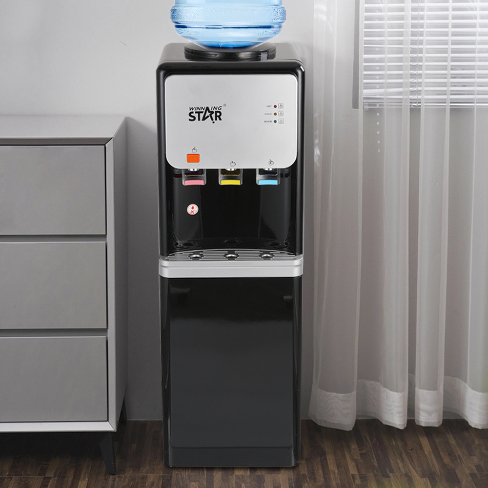 winningstar Cross-border Exclusive hot water, cold water, normal temperature multi-functional 3-head dual-frequency household standing water dispenser pic 6