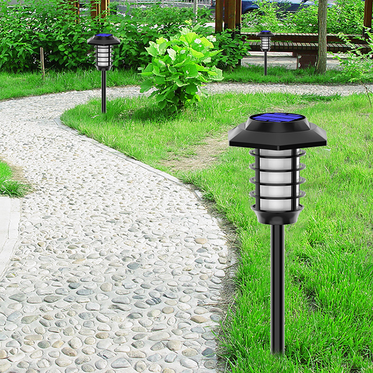 New solar flame lamp, courtyard outdoor waterproof landscape lighting torch lamp, garden lawn lamp pic 9