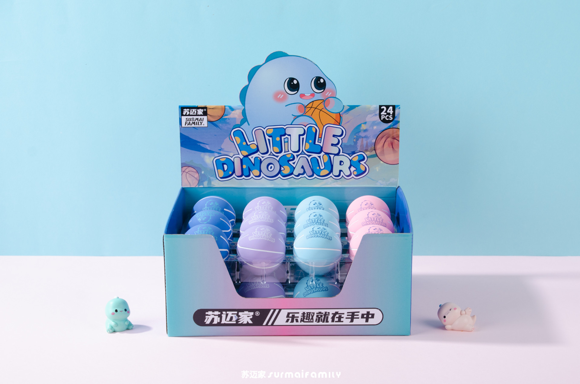 苏迈家卡通迷你篮球高弹性橡胶空心弹力球解压投篮壁球儿童玩具球详情15