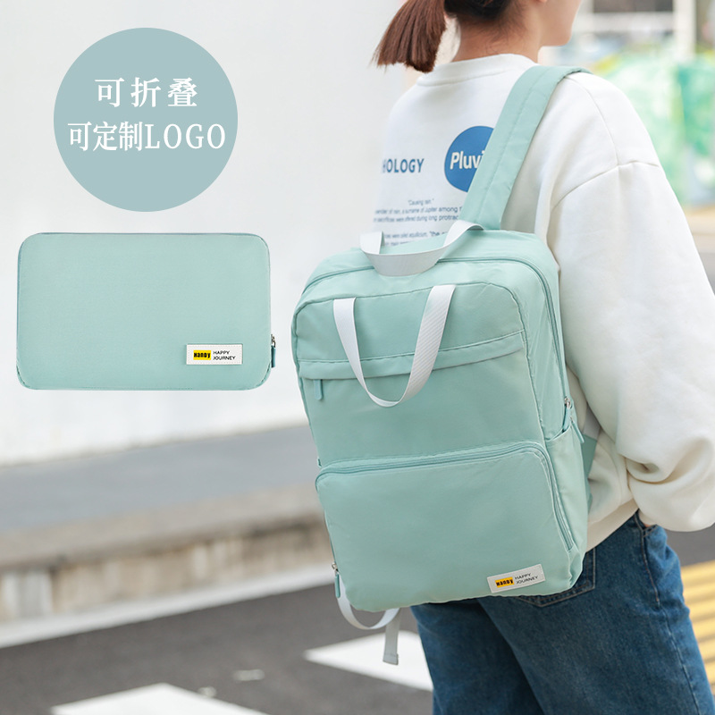 蓓恋户外防水折叠双肩包多功能旅行背包可手提可折叠两用背包批发详情5