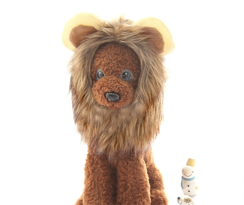 Pet hats, fun and funny, cute cat hats, durable, funny lion head covers, dog accessories, pet head ornaments pic 5