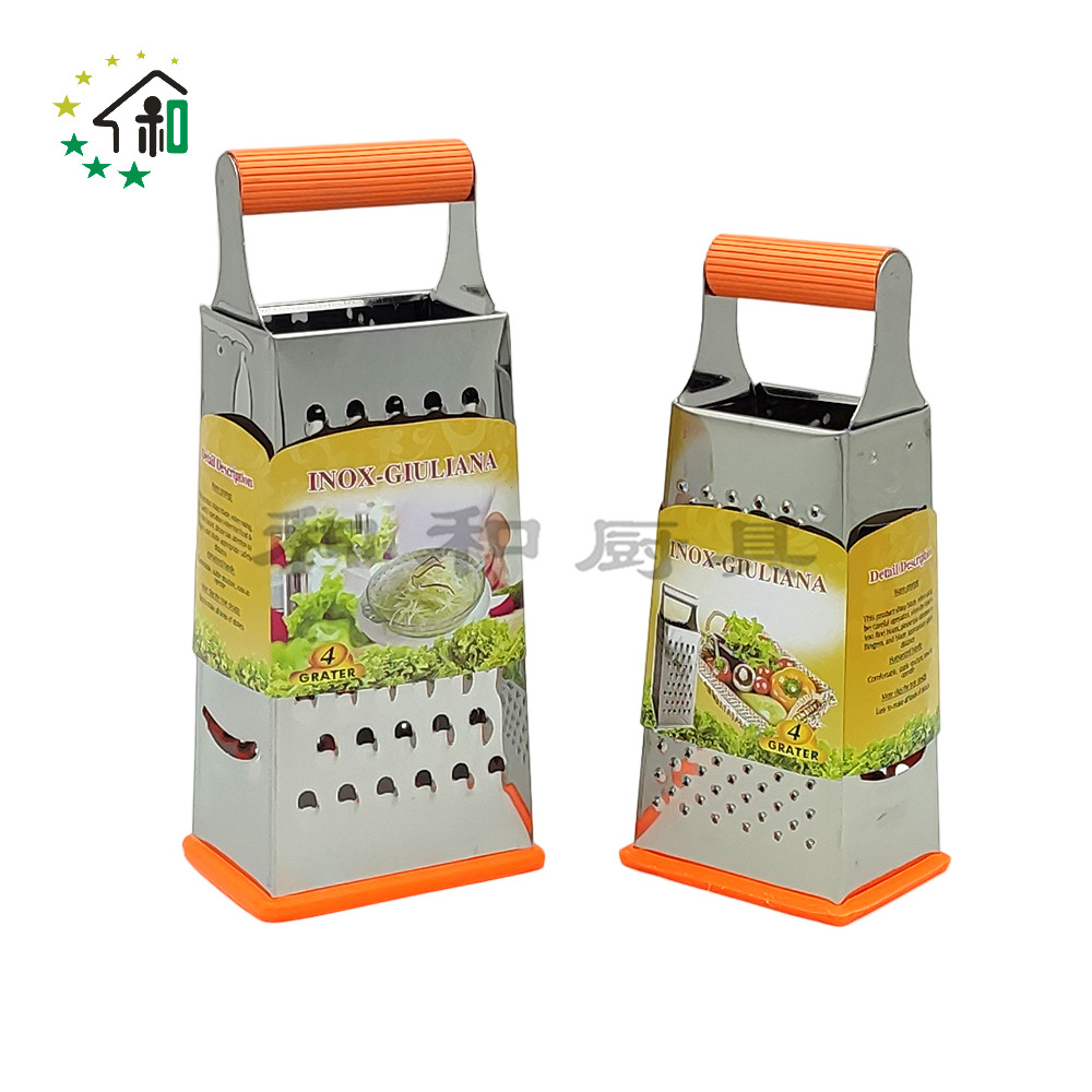 Potato shreds, minced garlic and ginger shreds scraping magic tool, shredder, four-sided vertical stainless steel shredder, multi-functional vegetable cutter pic 21