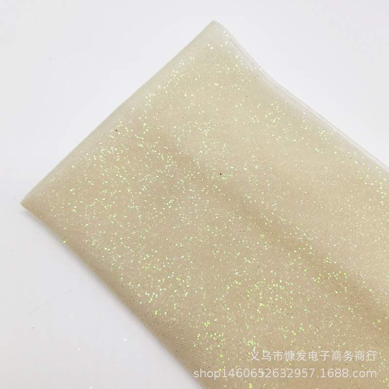 Gold-sprayed plain cloth, gold-powder net, gauze fabric, puffy skirt fabric, clothing, handicrafts, decorations, DIY flowers pic 12