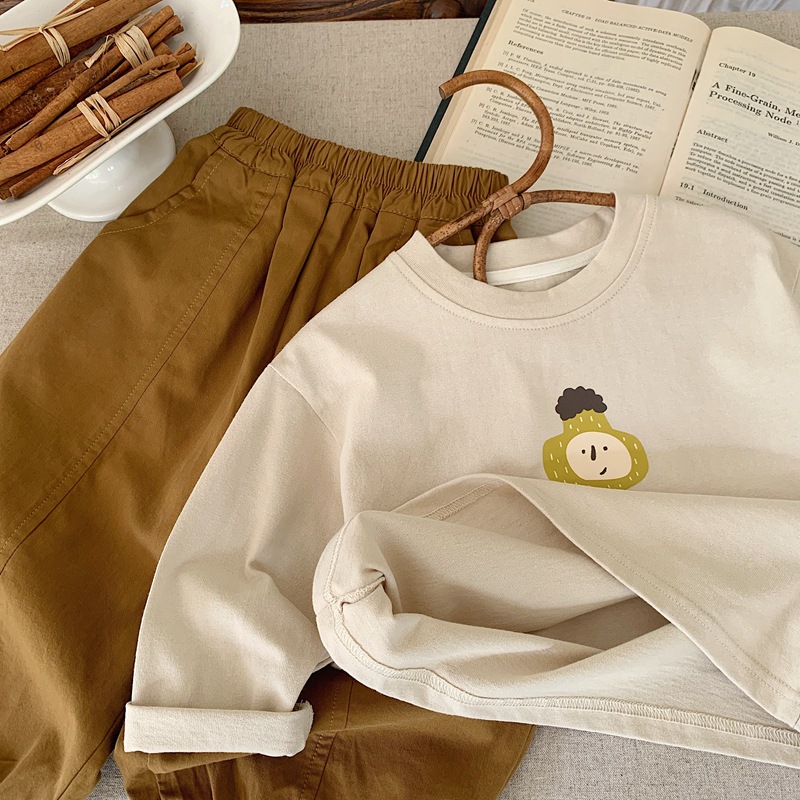 男童t恤长袖儿童上衣纯棉秋季2024童装小童男孩体恤潮童春秋衣服详情9