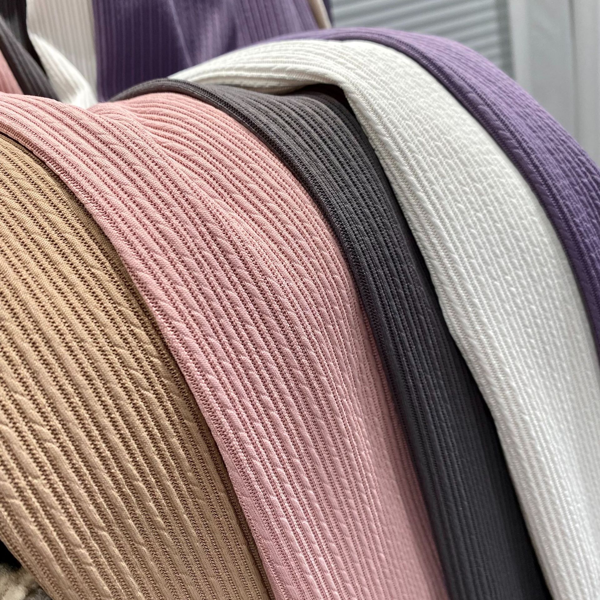 2023新款泡芙裤褶皱垂感阔腿裤女春夏 抽绳直筒休闲裤拖地裤批发详情5