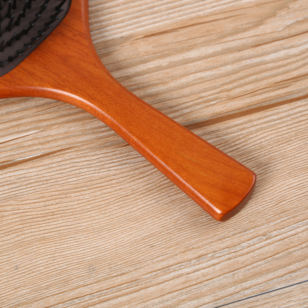 Factory direct sales hair care airbag massage comb, beech wood airbag massage health care, anti-static pic 3