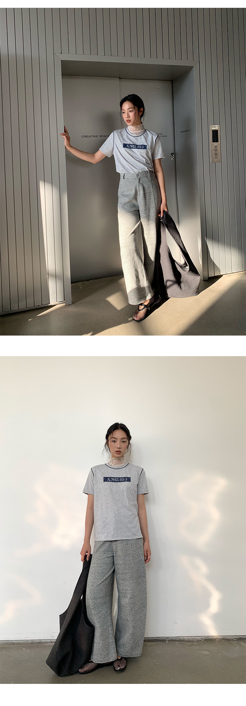 NEIHE内赫2025时尚休闲镰刀卫衣长裤子女春秋季女装新款252215详情20