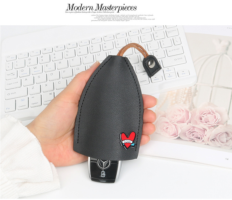 时尚创意抽拉式卡通可爱个性女士汽车钥匙包收纳大众奔驰小巧迷你详情26