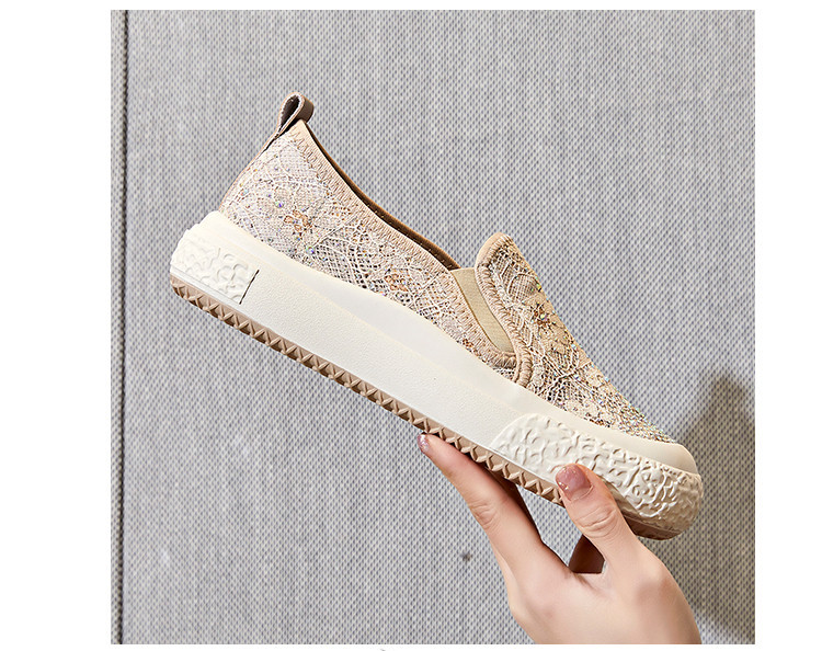 2024春夏新款厚底渔夫鞋休闲真皮单鞋女透气平底鞋女一脚蹬女鞋潮详情40