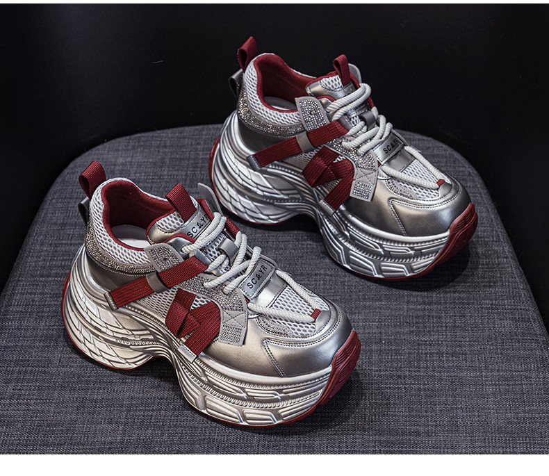 厚底网红时尚老爹鞋女2025新款休闲百搭内增高轻便小个子运动潮鞋详情49