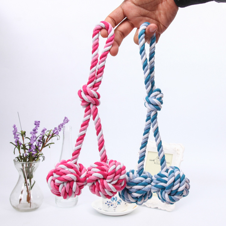 Dog supplies, durable teething pet toys, golden Retriever Teddy, puppy toys, small dog toys, balls, cotton ropes, pet supplies pic 5