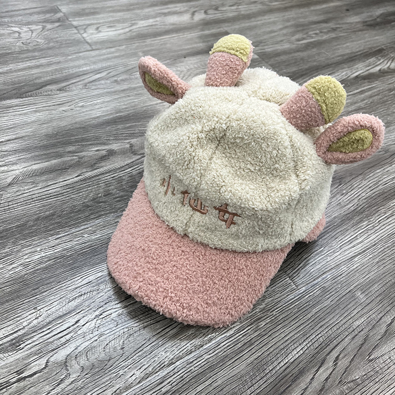 Ciervo peludos capucha de lengua mujeres otoño e invierno caliente thunderfeng sombrero sombrero de peluche peluche rizado lindo dulce versión coreana ruth pic 8