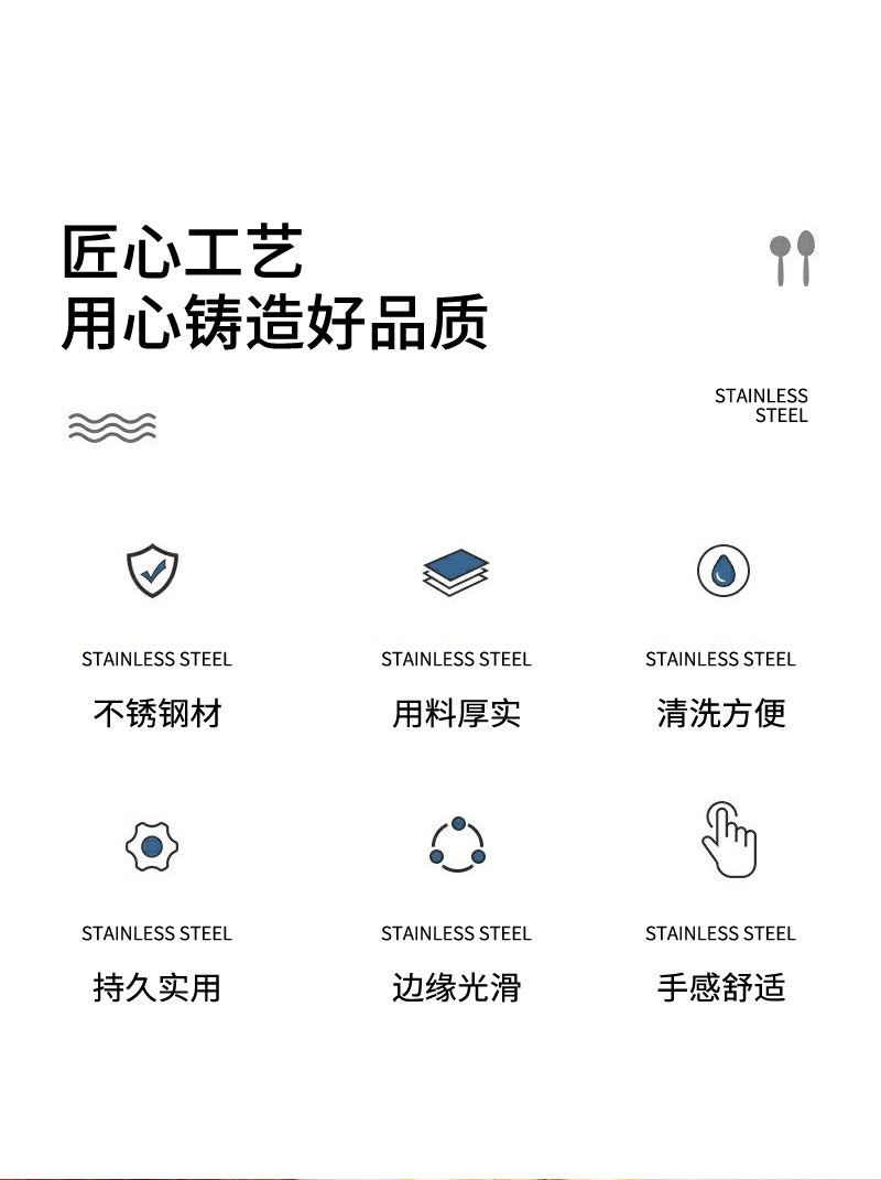 60件套餐具12人套装亚马逊美国站flatware set跨境1010不锈钢餐具详情2