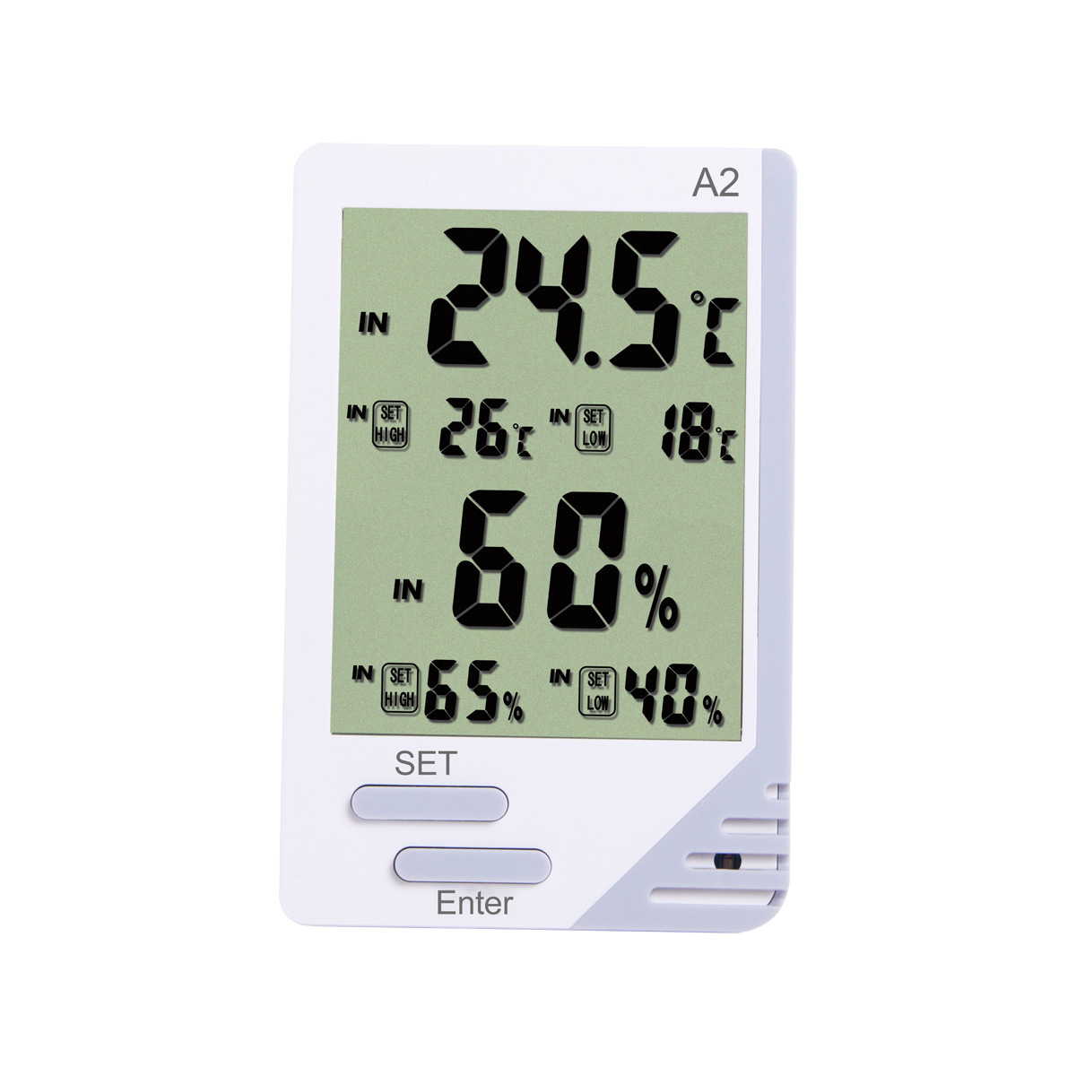 A high-precision thermometer and hygrometer specifically designed for pharmacy refrigerators in the cold storage compartment, featuring high and low temperature and humidity alarms pic 3