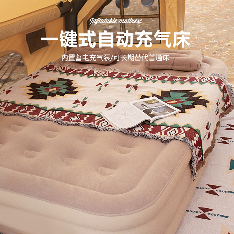 Inflatable mattress floor mat pic 5