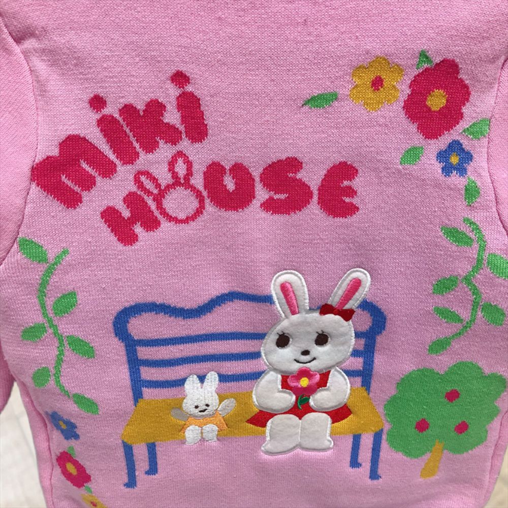 日系mikiclever童装招代理女童春款粉色公主风针织衫毛衣MR430702详情9