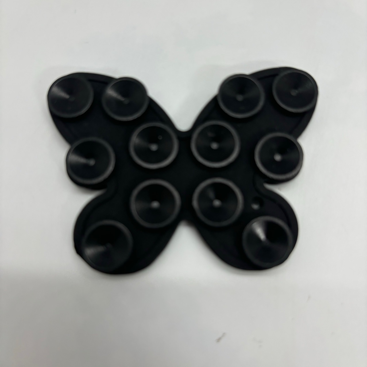 工厂热销多功能硅胶双面粘吸盘 手机贴蝴蝶款粒吸盘自粘手机支架详情5