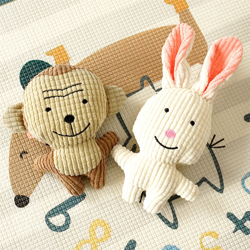 厂家批发宠物玉米绒耐咬磨牙毛绒自嗨泰迪狗狗猫咪发声玩具用品详情3