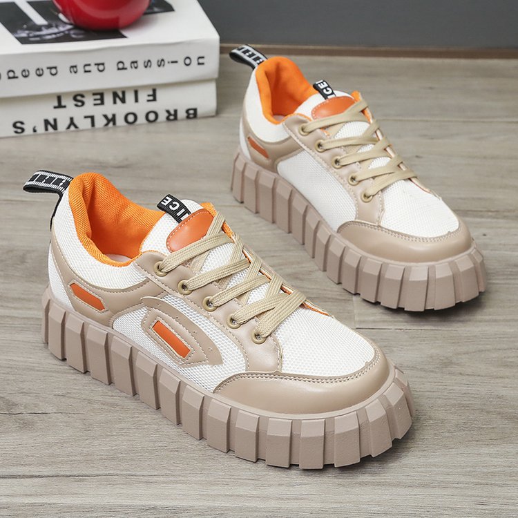 跨境外贸大码2021秋季新款街头时尚潮流圆头厚底女式休闲板鞋单鞋详情32