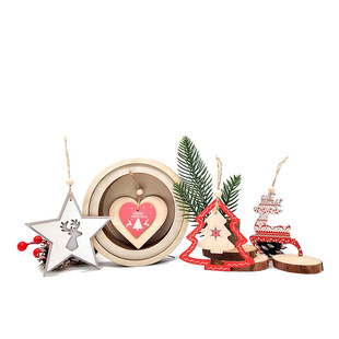 闪电定制微缩diy手工木制摆件挂饰复活圣诞节家居摆台木质工艺品详情3