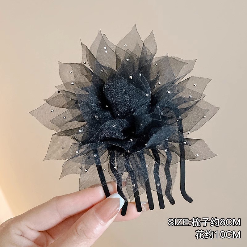 The iron hairpin and hairpin set can be DIY. The acrylic iron hairpin and hairpin set imitates pearl hairpin pic 8