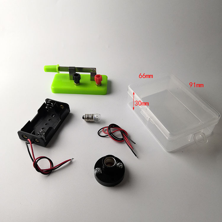 科学实验套装学生串联电路接线电珠导线DY制作大电机智力开发电路图动手实践线路图详情1