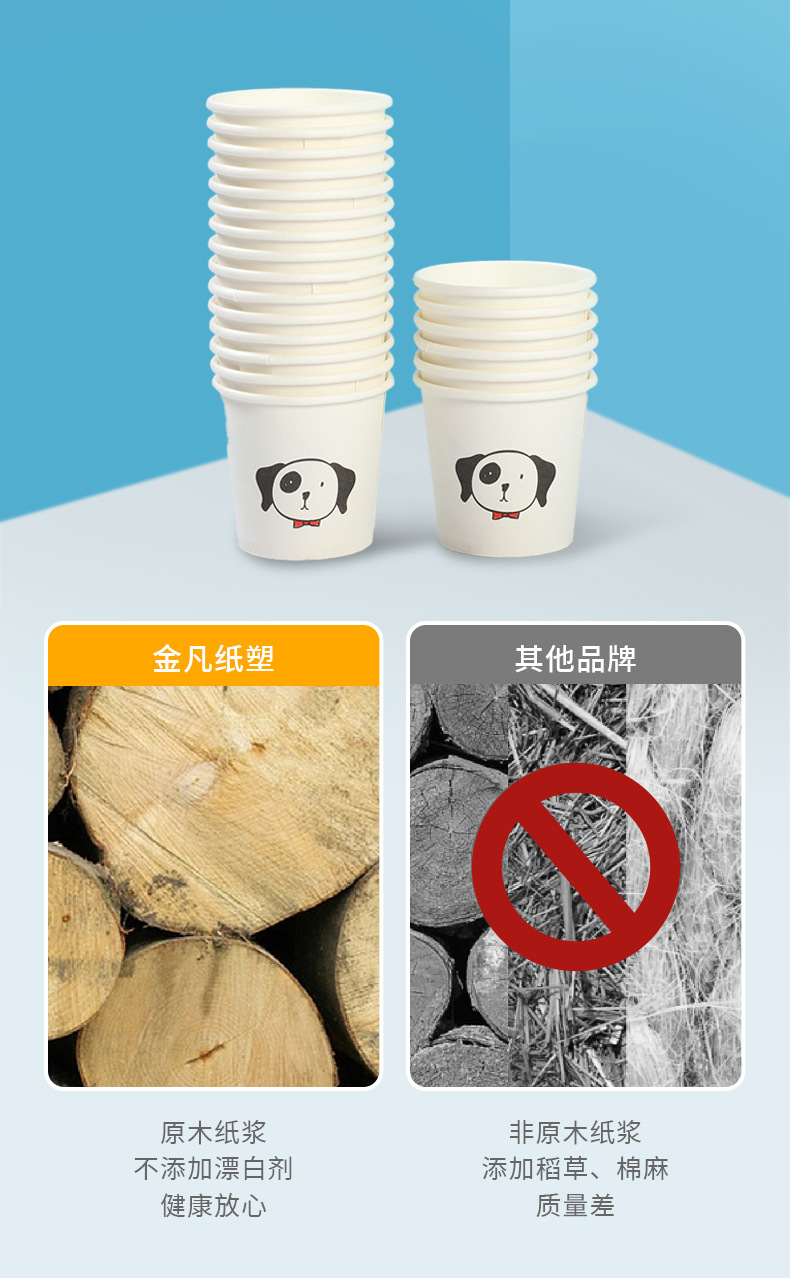 一次性水杯30ml小号试饮纸杯商超饮品试饮1.5盎司无盖迷你品尝杯详情3