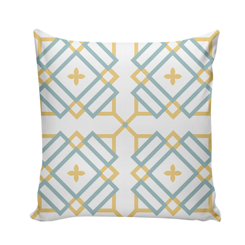 Creative pillow cover, new geometric sofa, car cushion cover, pillow cover pic 4