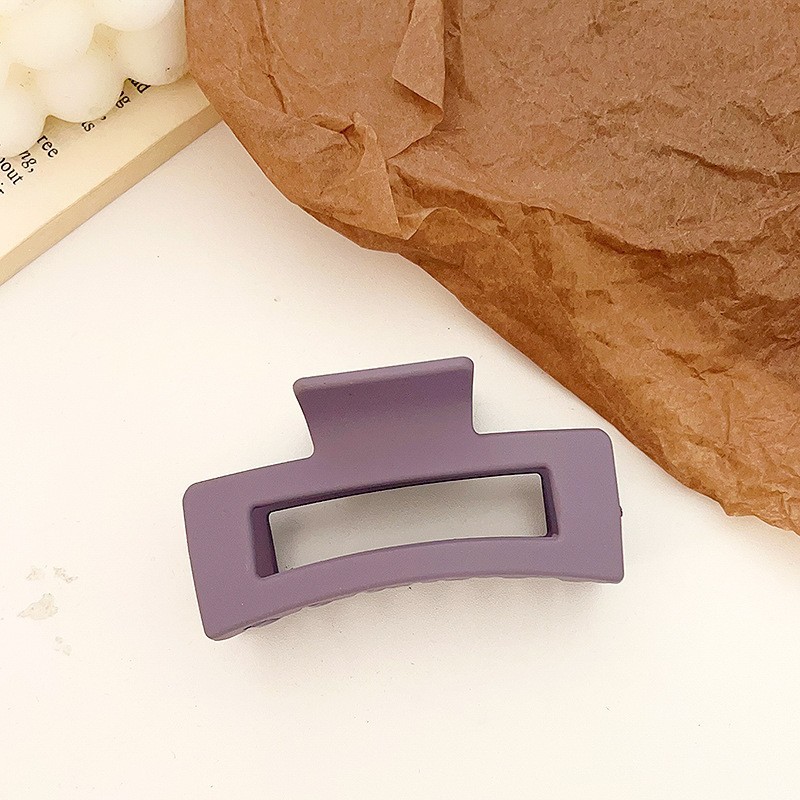 夏季超大号抓夹女糖果色13cm方形发夹后脑勺发量多鲨鱼夹头饰批发详情10