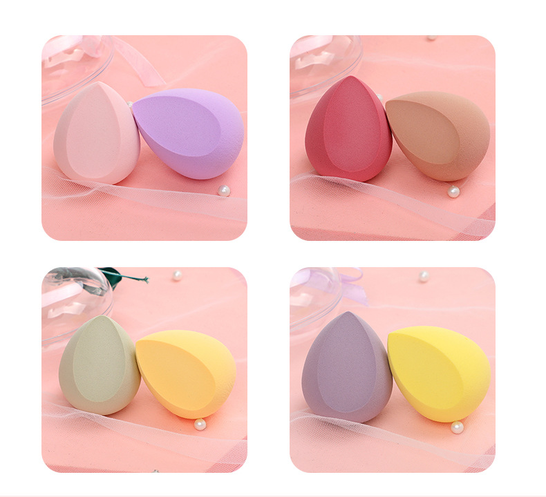 Heart-shaped beauty egg, beauty egg heart-shaped non-sticking powder set, cute water drop wholesale, individual packaging, genuine, super soft pic 19