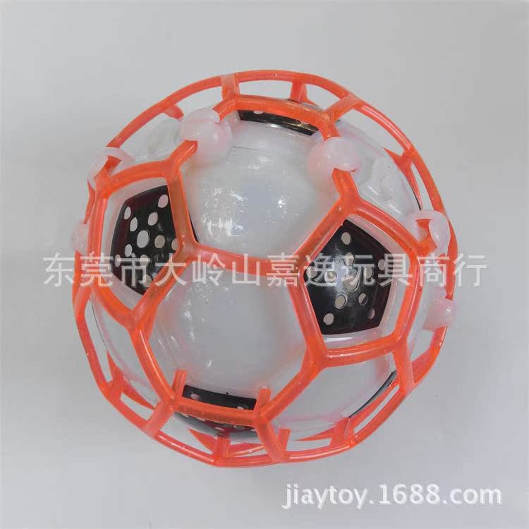 足球跳舞 闪光跳跳 发光音乐七彩蹦蹦球儿童创意玩具批发详情5