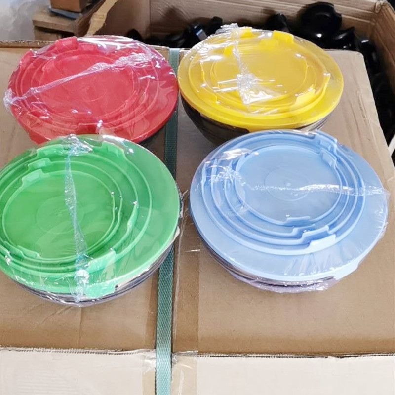 Five-piece set of glass heat-resistant and fresh-keeping bowls with LIDS, 808 bowls for food storage, salad, instant noodles, cooking, and store gifts pic 9