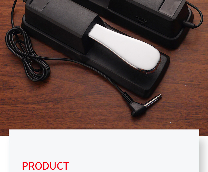 电子琴电钢琴延音踏板数码合成器开关金属脚踏板通用厂家直购详情2