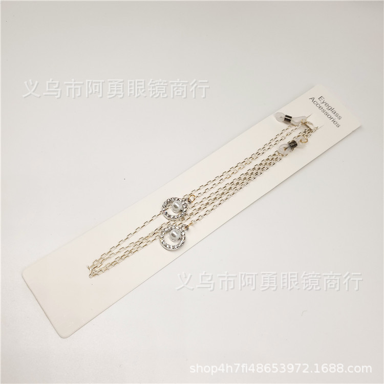 厂家直销 眼镜绳 双吊眼镜链网红眼镜链爆款眼镜绳女士韩风眼镜链详情4