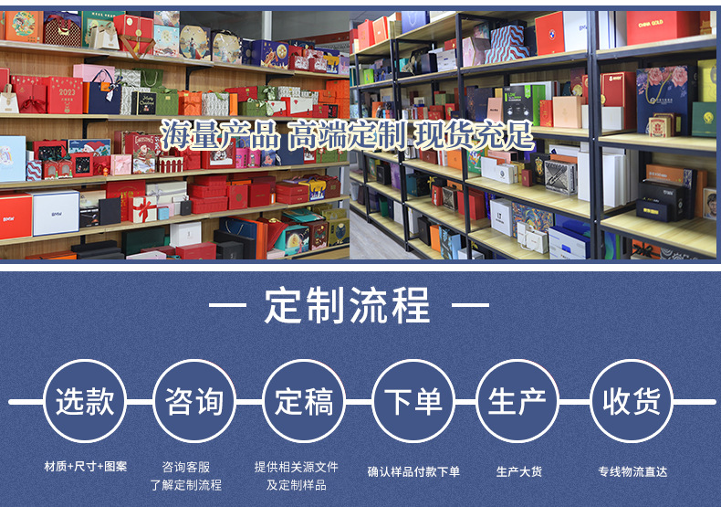 现货天地盖礼品盒韩版蝴蝶结礼物盒长方形精美创意包装盒伴手礼盒详情2