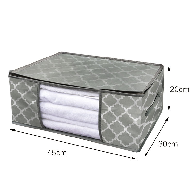 New non-woven fabric quilt storage bag, foldable and organizing bag, fabric dust-proof and moisture-proof cotton quilt bag, clothing storage bag pic 4