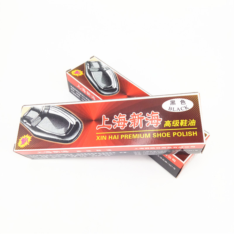 Wholesale Xinhai Guangliang shoe polish, black and brown, shoe polish in paper boxes, one-yuan and two-yuan shoe polish, hot sales at street stalls pic 8