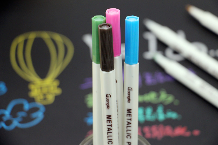 C Multi-purpose DIY photo album, metal pen, photo doodle pen, metal pen, colored pen, explosion box, coloring pen pic 17