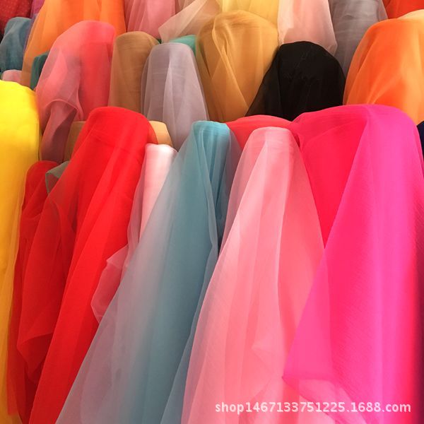 Polyester mesh fabric for clothing, accessories, scarves, various drawstrings, gifts, bags, decorative fabrics, bubble gauze pic 10