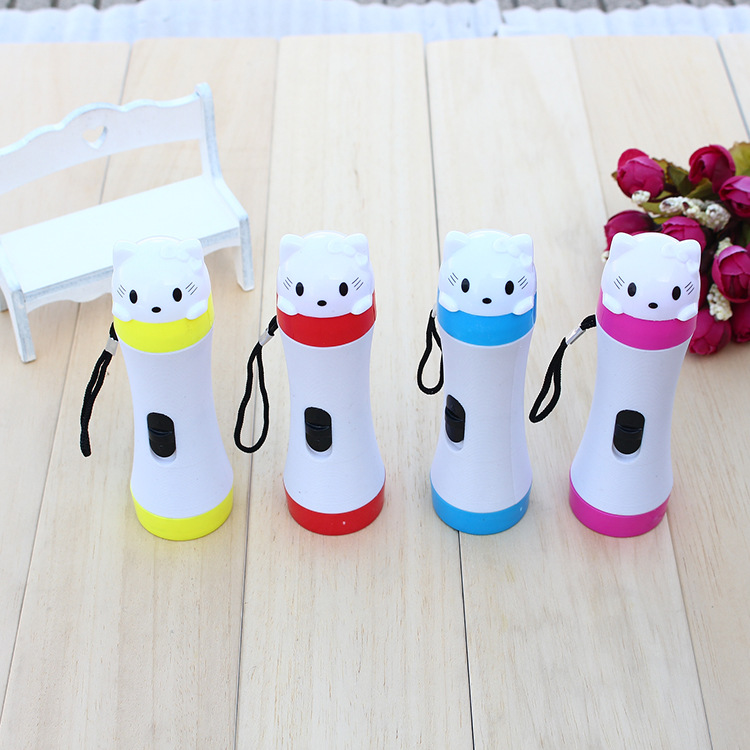 Portable lighting flashlight, lighting lamp, cartoon small hand-held flashlight, replaceable electronic, wholesale 2 yuan pic 11