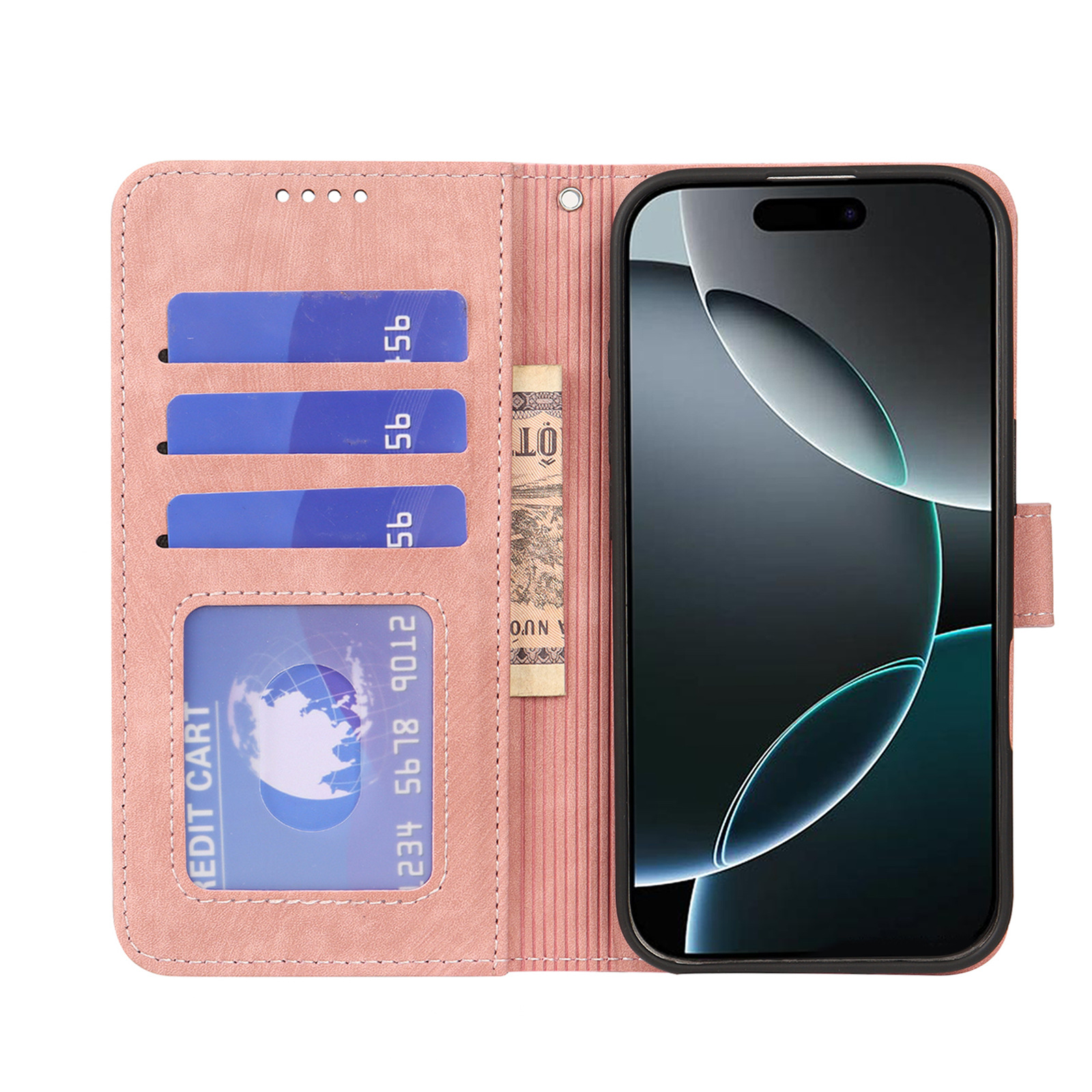 适用于苹果iPhone16 Plus/16 Pro风云再现相框款小圆扣翻盖手机壳详情11