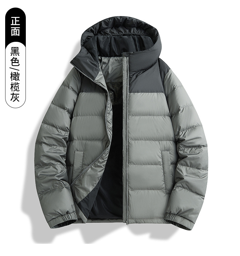 冬季新款时尚情侣保暖轻薄羽绒服连帽秋冬户外运动休闲百搭外套男详情13