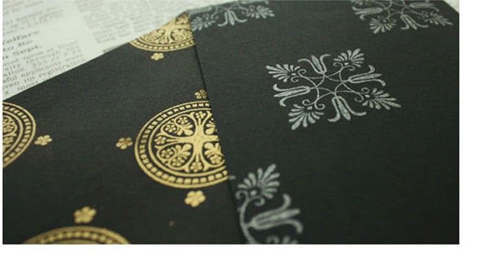 经典复古方形木质复古花纹印章 蕾丝系列唯美手账印章详情6